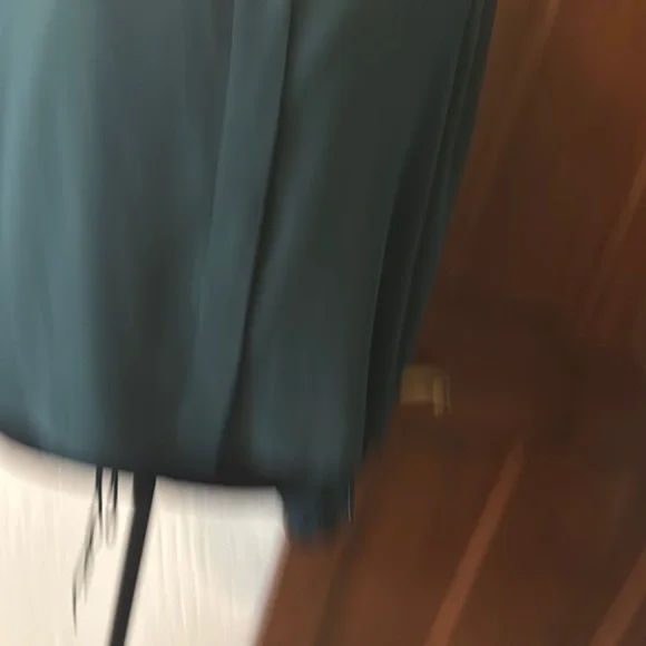 Calvin Klein Collection Green Long Sleeve Button Down Blouse- NWOT - Picture 5 of 6